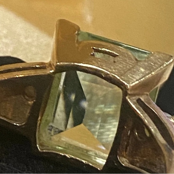 Vintage 10k Gold Cocktail Ring size 8. Marked 10k - Picture 6 of 12